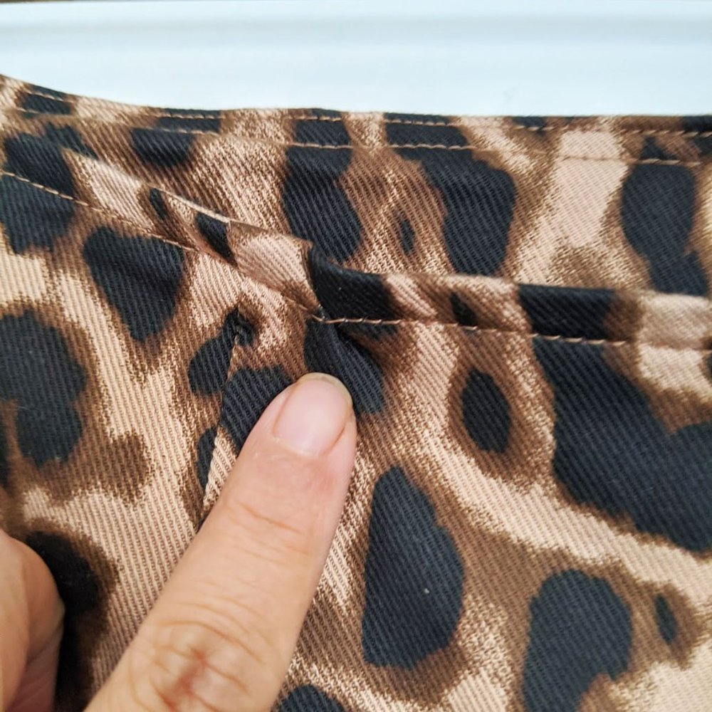NWT Reformation Sera Leopard Pant Size 10 - Picture 5 of 6